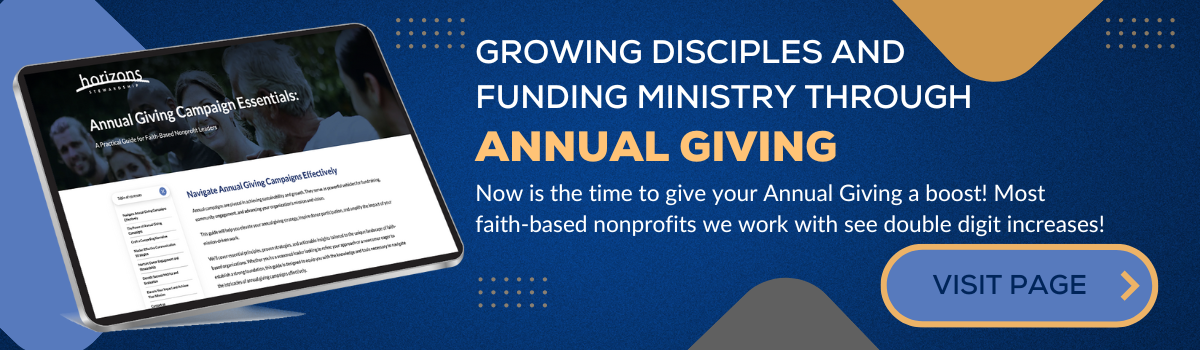 Funding Ministry Through Annual Giving